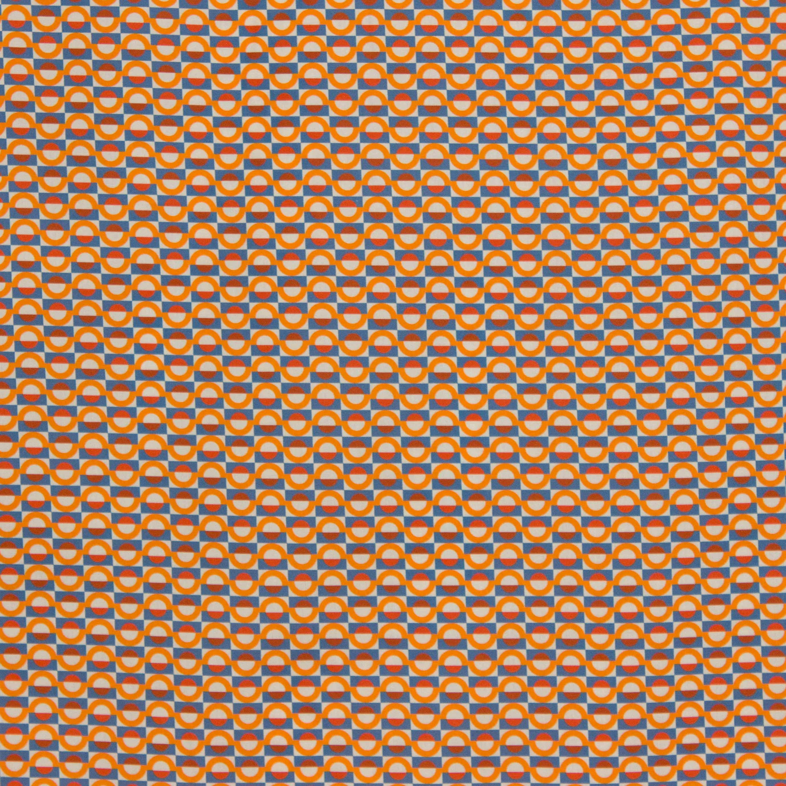 Katoen met abstract patroon